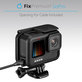 Pokrywa baterii do GoPro Hero 9, czarny, black, FixPremium