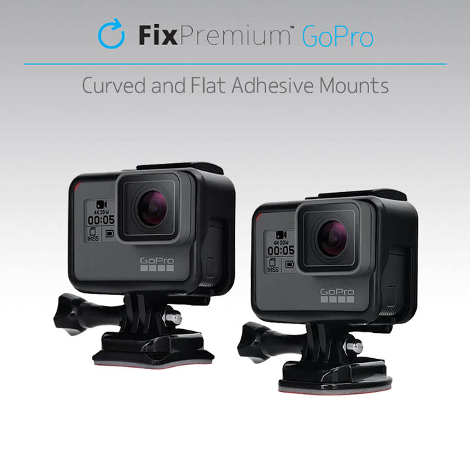 Zestaw naklejek do mocowania GoPro, FixPremium