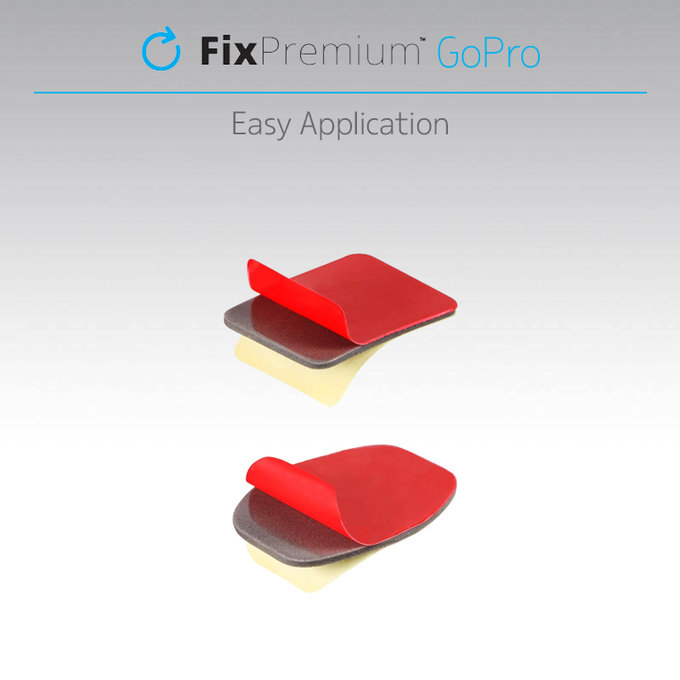 Zestaw naklejek do mocowania GoPro, FixPremium