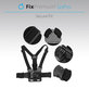 Uchwyt na cialo do GoPro, czarny, black, FixPremium