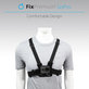 Uchwyt na cialo do GoPro, czarny, black, FixPremium