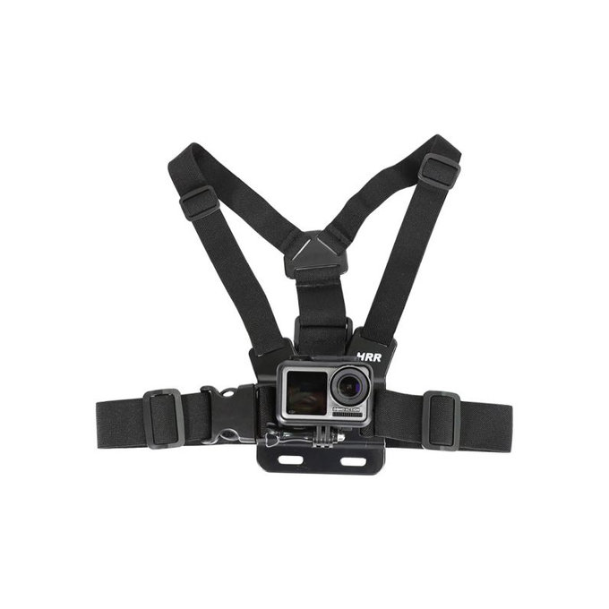 Uchwyt na cialo do GoPro, czarny, black, FixPremium