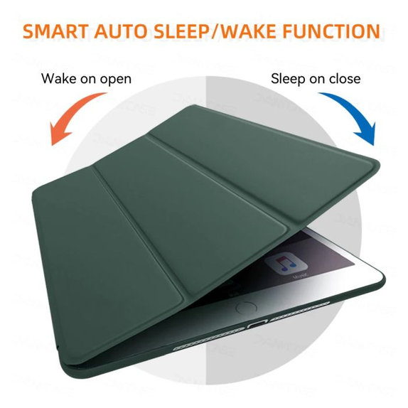 Etui Silikonowe z klapką do iPad Air (4., 5. Gen) | zielony | green | FixPremium