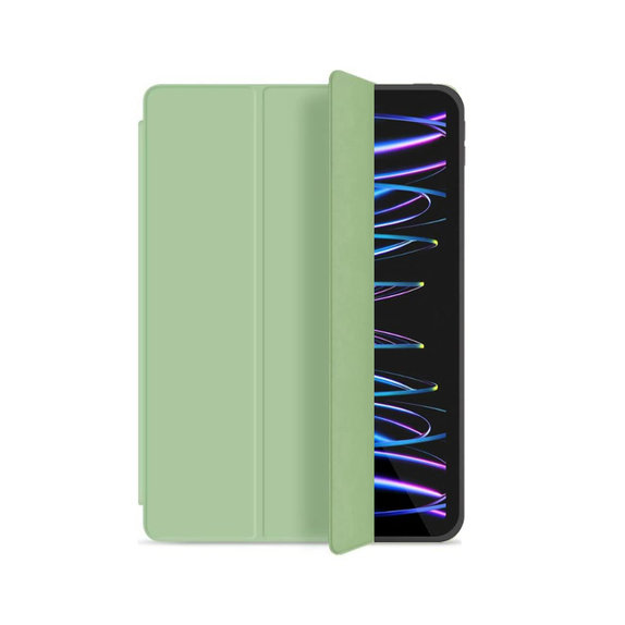 Etui Silikonowe z klapką do iPad Pro 12.9" (4., 5. Gen), zielony, green, FixPremium