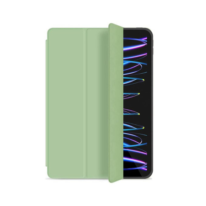 Etui Silikonowe z klapką do iPad Pro 12.9" (4., 5. Gen), zielony, green, FixPremium