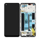 Wyświetlacz do Realme 8 RMX3085, Ekran dotykowy z ramką, 4906919, Cyber Black, Genuine Service Pack