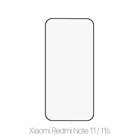 Szkło hartowane do Xiaomi Redmi Note 11, 11S, FullCover Glass, FixPremium