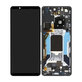 Wyświetlacz do Sony Xperia 5 IV XQ-CQ54, Ekran dotykowy z ramką, A5050962A, Czarny, Black, Genuine Service Pack