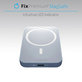 PowerBank MagSafe 10 000mAh, Biały, White, FixPremium