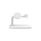 Uchwyt MagSafe 3w1 do iPhone, Apple Watch i AirPods, Biały, White, 15W, FixPremium