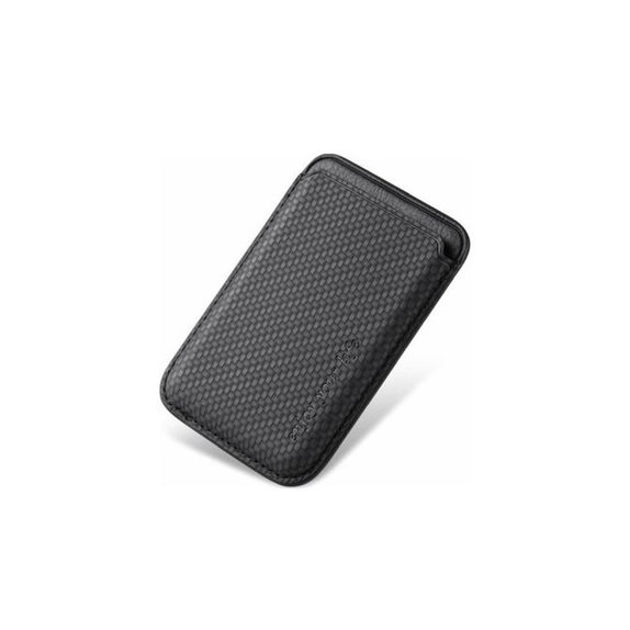 Portfel MagSafe Carbon, czarny, black, FixPremium