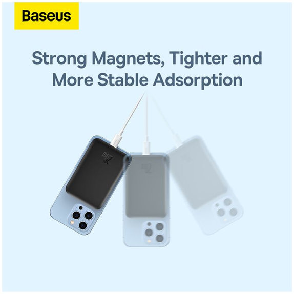 PowerBank MagSafe 6000 mAh | niebieski | blue | Baseus