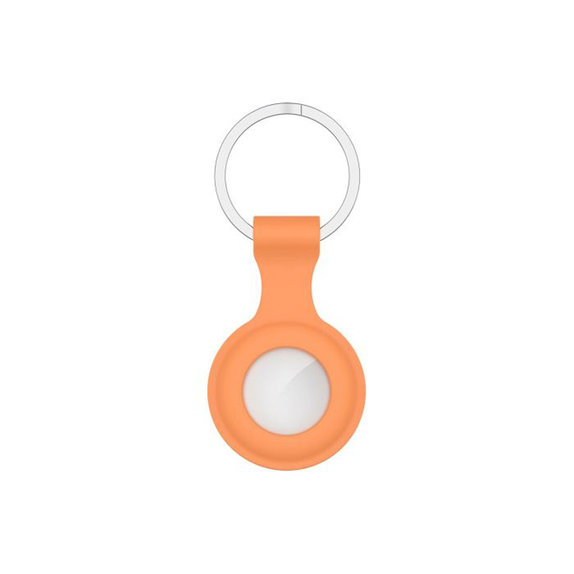 Silikonowy Brelok do AirTag, pomarańczowy, orange, FixPremium