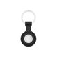 Silikonowy Brelok do AirTag, czarny, black, FixPremium