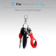 Silikonowy Brelok do AirTag, niebieski, blue, FixPremium