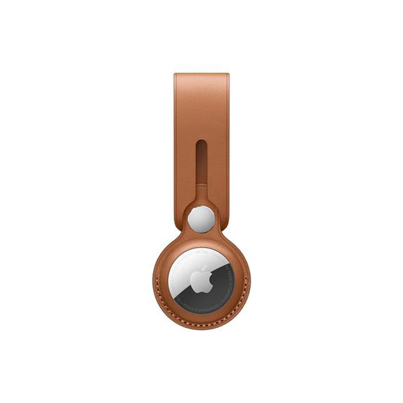 Skórzany Brelok do AirTag | brown | FixPremium