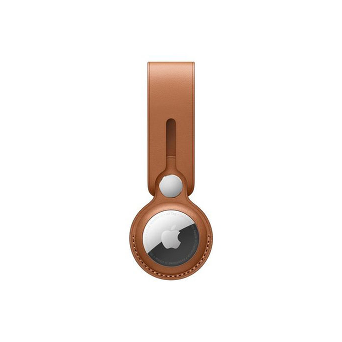 Skórzany Brelok do AirTag | brown | FixPremium