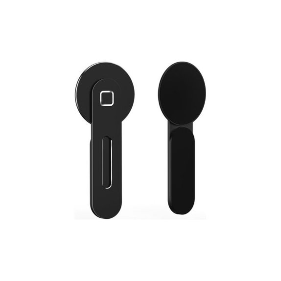 Uchwyt MagSafe do iPhone do notebooka, czarny, black, FixPremium