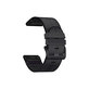 Silikonowy pasek do Garmin, QuickFit 22mm, Czarny, Black, FixPremium