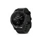 Silikonowy pasek do Garmin, QuickFit 22mm, Czarny, Black, FixPremium