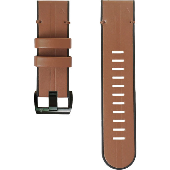 Pasek skórzany do Garmin, QuickFit 26mm, Light Brown, FixPremium