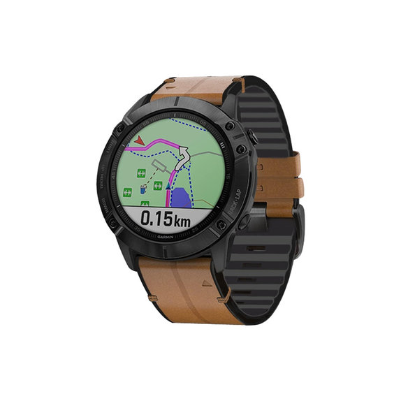 Pasek skórzany do Garmin, QuickFit 26mm, Light Brown, FixPremium