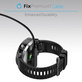 Adapter USB-C do portu zegarka Garmin, Czarny, Black, szybkie ładowanie