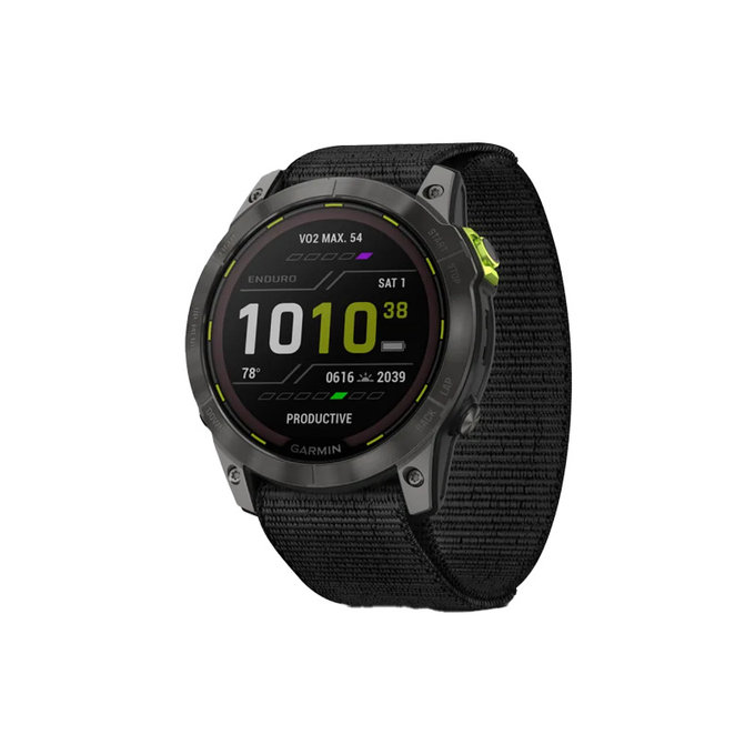 Pasek do Garmin, 26mm, Nylonowy, Czarny, Black, FixPremium