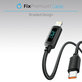 Kabel USB-C do USB z funkcją zasilania, 1m, Czarny, Black
