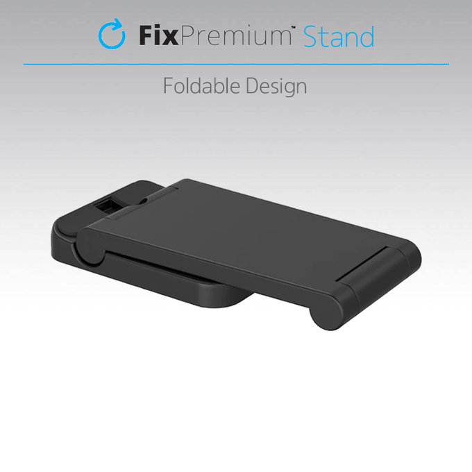 Skladana podstawka 3w1 do iPhone, Apple Watch, AirPods, czarny, black, FixPremium