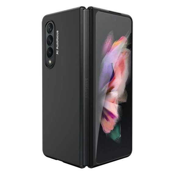 Etui Silikonowe do Samsung Z Fold 3, czarny, black, FixPremium