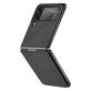 Etui do Samsung Z Flip 4, Carbon, Czarny, Black, FixPremium