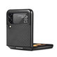 Etui do Samsung Z Flip 3, Carbon, Niebieski, Blue, FixPremium