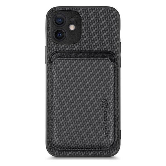 Etui do iPhone 12 mini, Czarny, Black, FixPremium