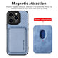 Etui do iPhone 13, 14, Carbon z MagSafe Wallet, Niebieski, Blue, FixPremium