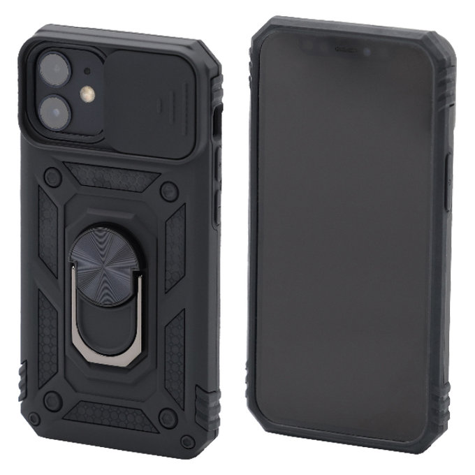 Etui do iPhone 12 mini, CamShield, Czarny, Black, FixPremium