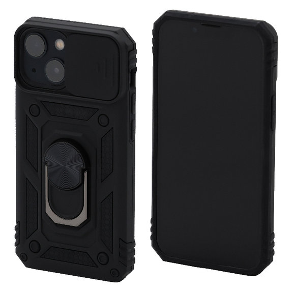 Etui do iPhone 13 mini, CamShield, Czarny, Black, FixPremium