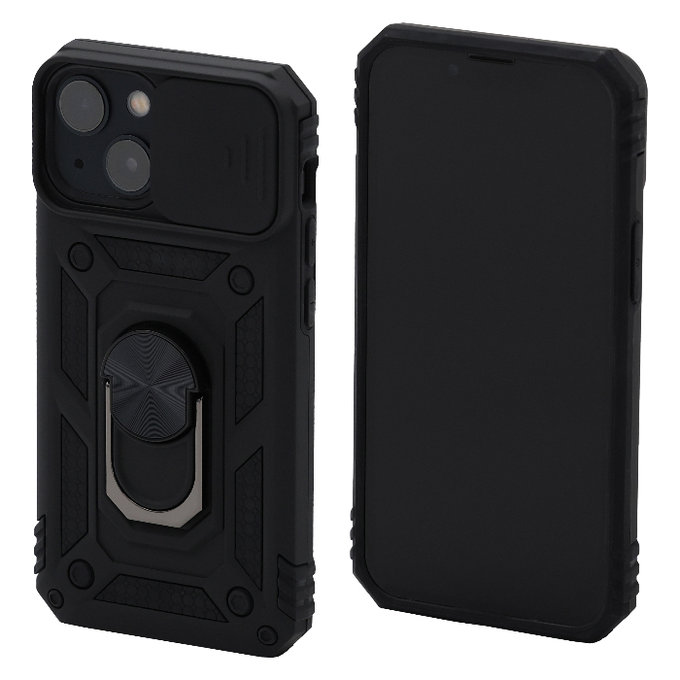 Etui do iPhone 13 mini, CamShield, Czarny, Black, FixPremium