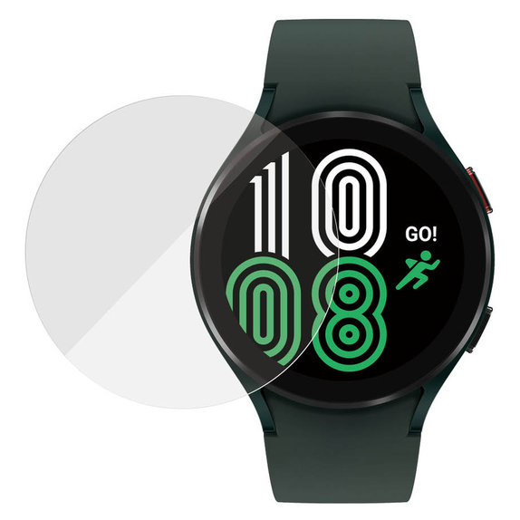 Szkło hartowane Flat Glass AB do Samsung Galaxy Watch4 44 mm, Przezroczyste, PanzerGlass