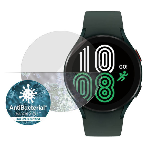 Szkło hartowane Flat Glass AB do Samsung Galaxy Watch4 44 mm, Przezroczyste, PanzerGlass