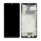 Wyświetlacz OLED do Samsung A42 5G A426B, Ekran dotykowy z ramką, Czarny, Black