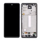Wyświetlacz OLED do Samsung A52 5G A526B, A52s 5G A528B, Ekran dotykowy z ramką, Awesome Black, OLED