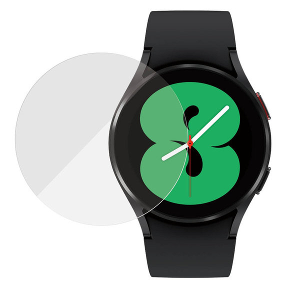 Szkło hartowane Flat Glass AB do Samsung Galaxy Watch 4 40 mm, Przezroczyste, PanzerGlass
