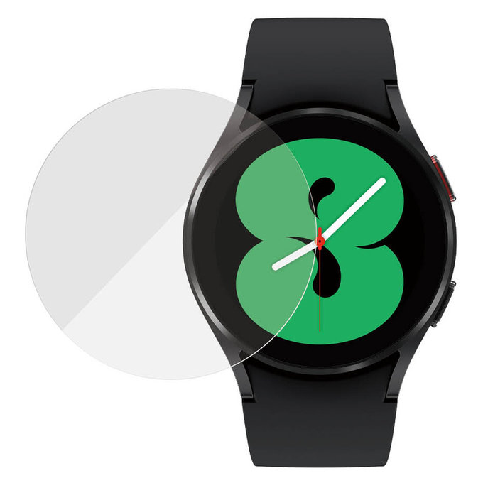 Szkło hartowane Flat Glass AB do Samsung Galaxy Watch 4 40 mm, Przezroczyste, PanzerGlass