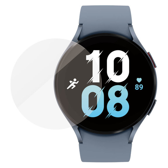 Szkło hartowane Flat Glass AB do Samsung Galaxy Watch 5 44 mm, Przezroczyste, PanzerGlass