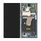 Wyświetlacz do Samsung S23 Ultra S918B, Ekran dotykowy z ramką, GH82-30466C, GH82-30465C, Zielony, Green, Genuine Service Pack