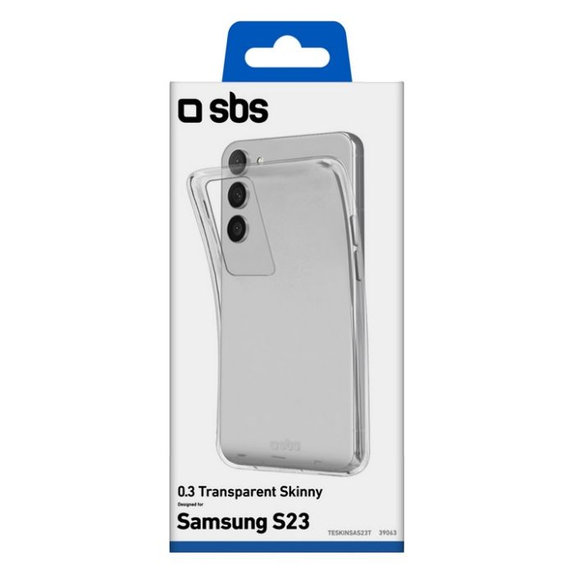 Etui do Samsung S23, Skinny, Przezroczysty, Transparent, SBS