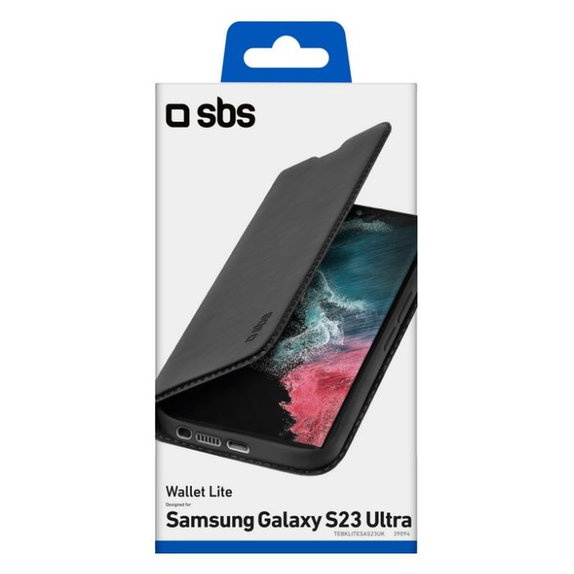 Etui do Samsung S23 Ultra, Book Wallet Lite, Czarny, Black, SBS