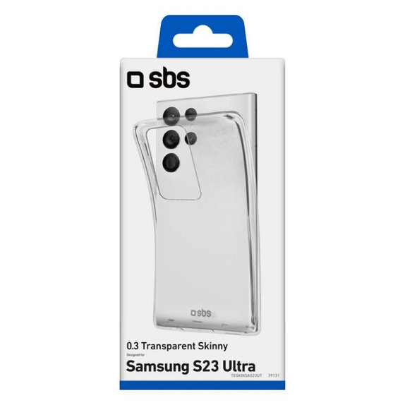 Etui do Samsung S23 Ultra, Skinny, Przezroczysty, Transparent, SBS