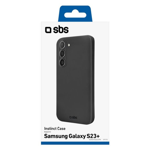 Etui do Samsung S23+, Instinct, Czarny, Black, SBS